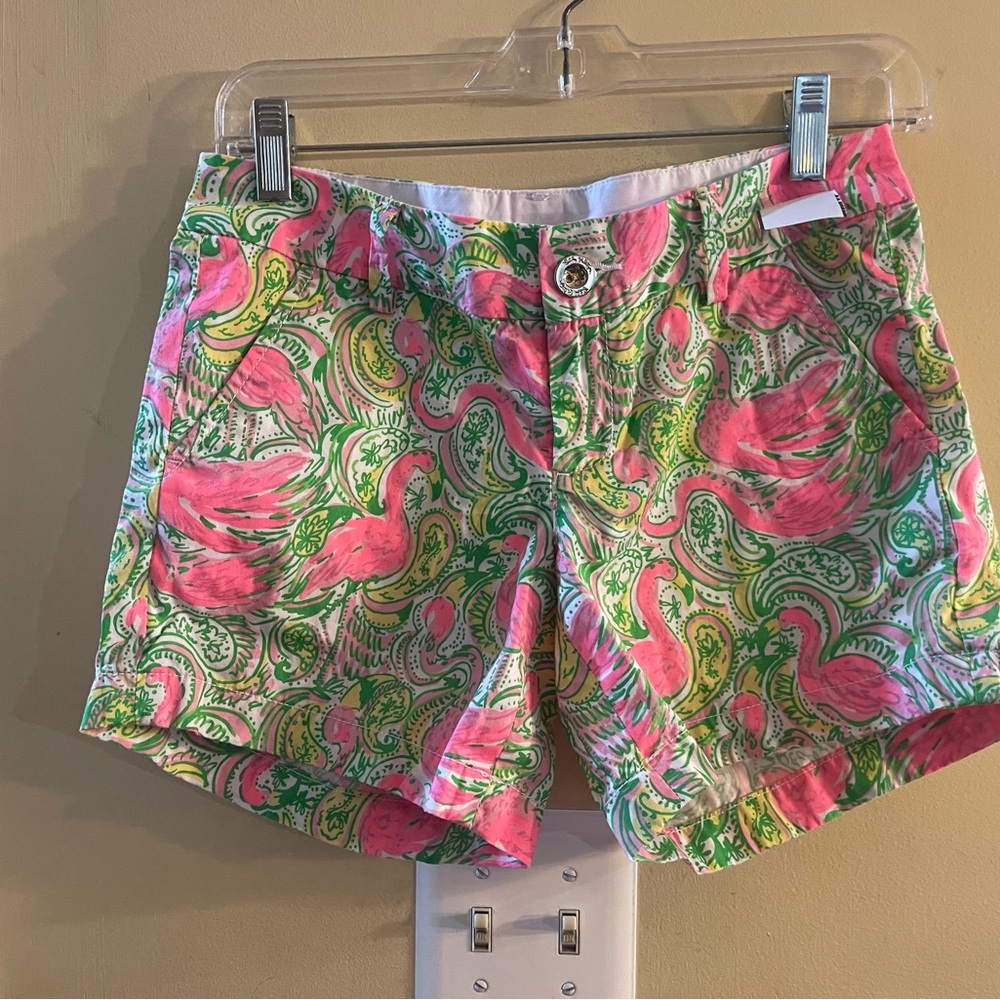 Lilly Pulitzer Callahan shorts in pink flaming, size 00